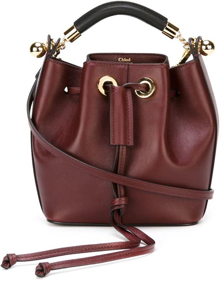 Chloé gala discount leather bucket bag