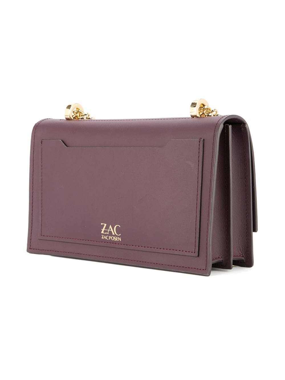 Zac Posen Pearl Purple Leather Leather Satchel Mini Bag NWT