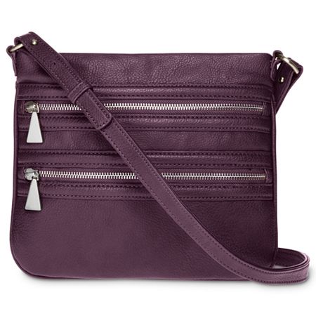 Liz Claiborne Zippery Crossbody Bag, $24 | jcpenney | Lookastic