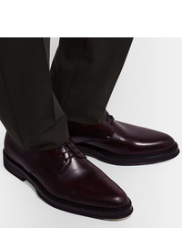 Dunhill Facet Polished Leather Derby Shoes