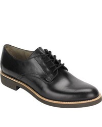 Rockport Alanda Derby Oxford Black Full Grain Leather Casual Shoes