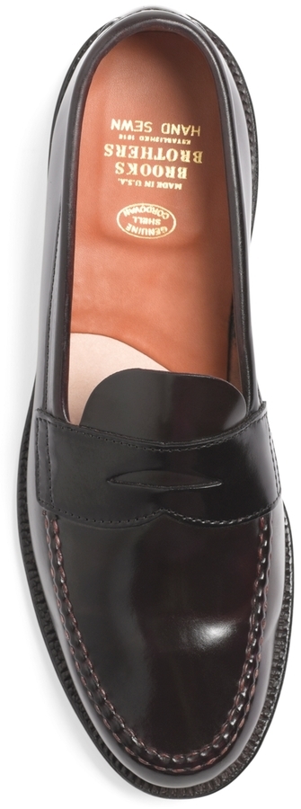 cordovan unlined penny loafers