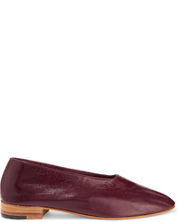 Martiniano Glove Leather Pumps Burgundy