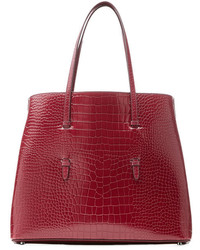 Alaia Embossed Leather Tote