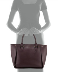 Alexander McQueen Inside Out Leather Shopper Tote Bag Purple