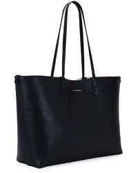 Alexander McQueen Lino Medium Embossed Leather Tote Bag