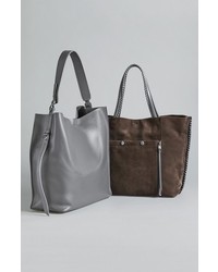 AllSaints Paradise Northsouth Leather Tote