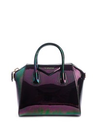 Givenchy Small Antigona Oil Slick Leather Satchel