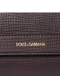 Dolce & Gabbana Cross Grain Leather Pouch