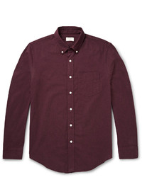 Club Monaco Button Down Collar Cotton Flannel Shirt