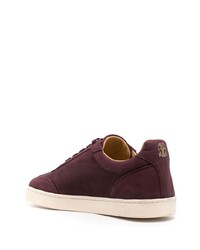 Brunello Cucinelli Round Toe Lace Up Sneakers
