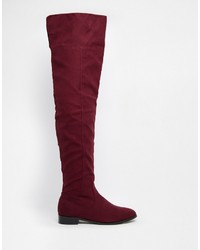 Asos Kiss Me Quick Over The Knee Boots