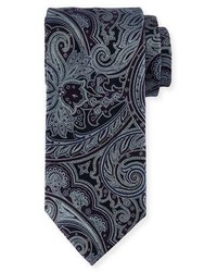 Brioni Paisley Print Silk Tie