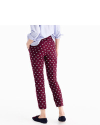 J.Crew Cropped Pant In Terrier Jacquard