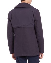 Lacoste Cotton Hooded Peacoat