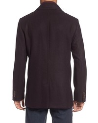 Ted Baker London Double Breasted Twill Peacoat