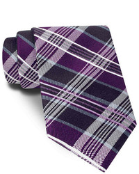 jcpenney Stafford Exploded Plaid Neckties Tie