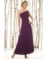 Mon Cheri Cameron Blake By Mon Cheri 211614 Long Dress In Purple