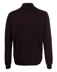 Low Brand Long Sleeve Knitted Polo Shirt