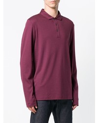 Michael Kors Collection Longsleeved Polo Shirt