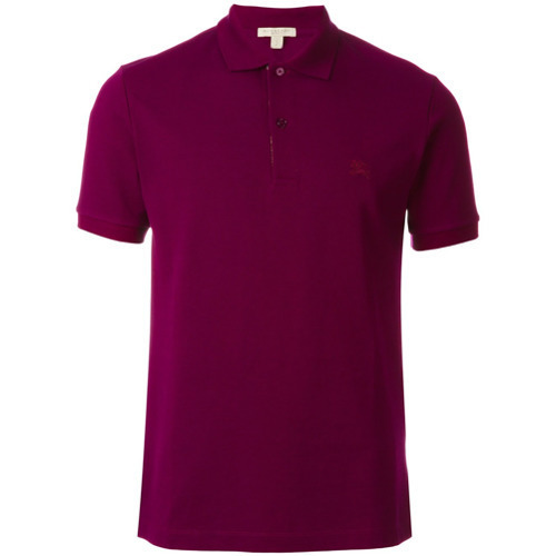 Burberry polo best sale shirt mens purple