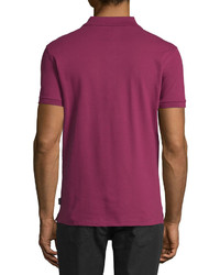 Armani Collezioni Piqu Polo Shirt Raspberry