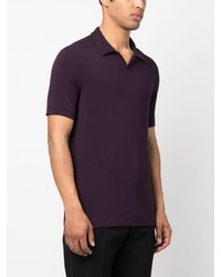 Giorgio Armani Plain Short Sleeve Polo Shirt