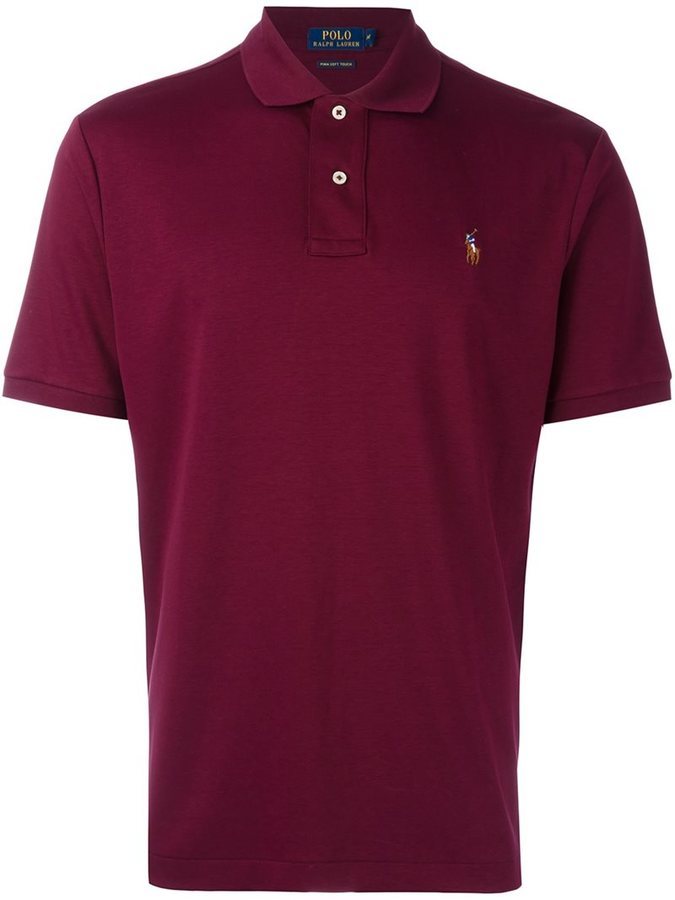 Polo Ralph Lauren Shortsleeved Polo Shirt, $86  | Lookastic