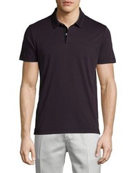 Theory Sandhurst Tipped Pique Polo Shirt Imperial