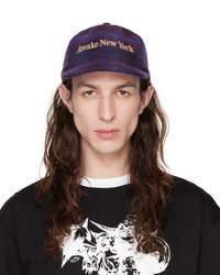 Awake NY Purple Check Cap