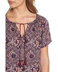 Lucky Brand Print Floral Top