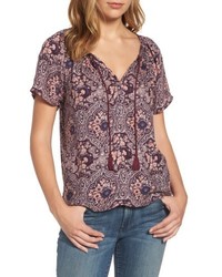 Lucky Brand Print Floral Top