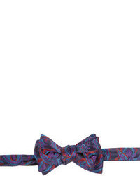 Dark Purple Print Bow-tie