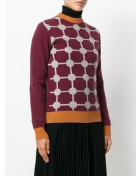 Marni Grid Intarsia Sweater