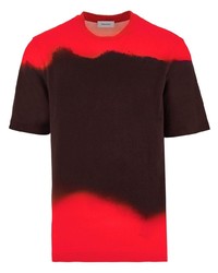 Ferragamo Colour Block Cotton T Shirt