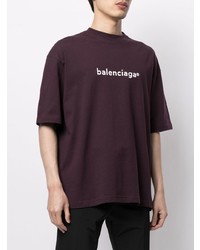 Balenciaga Logo Print Oversized T Shirt