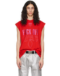 VTMNTS Red Fuck Off T Shirt