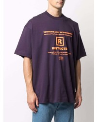 Vetements Slogan Print T Shirt