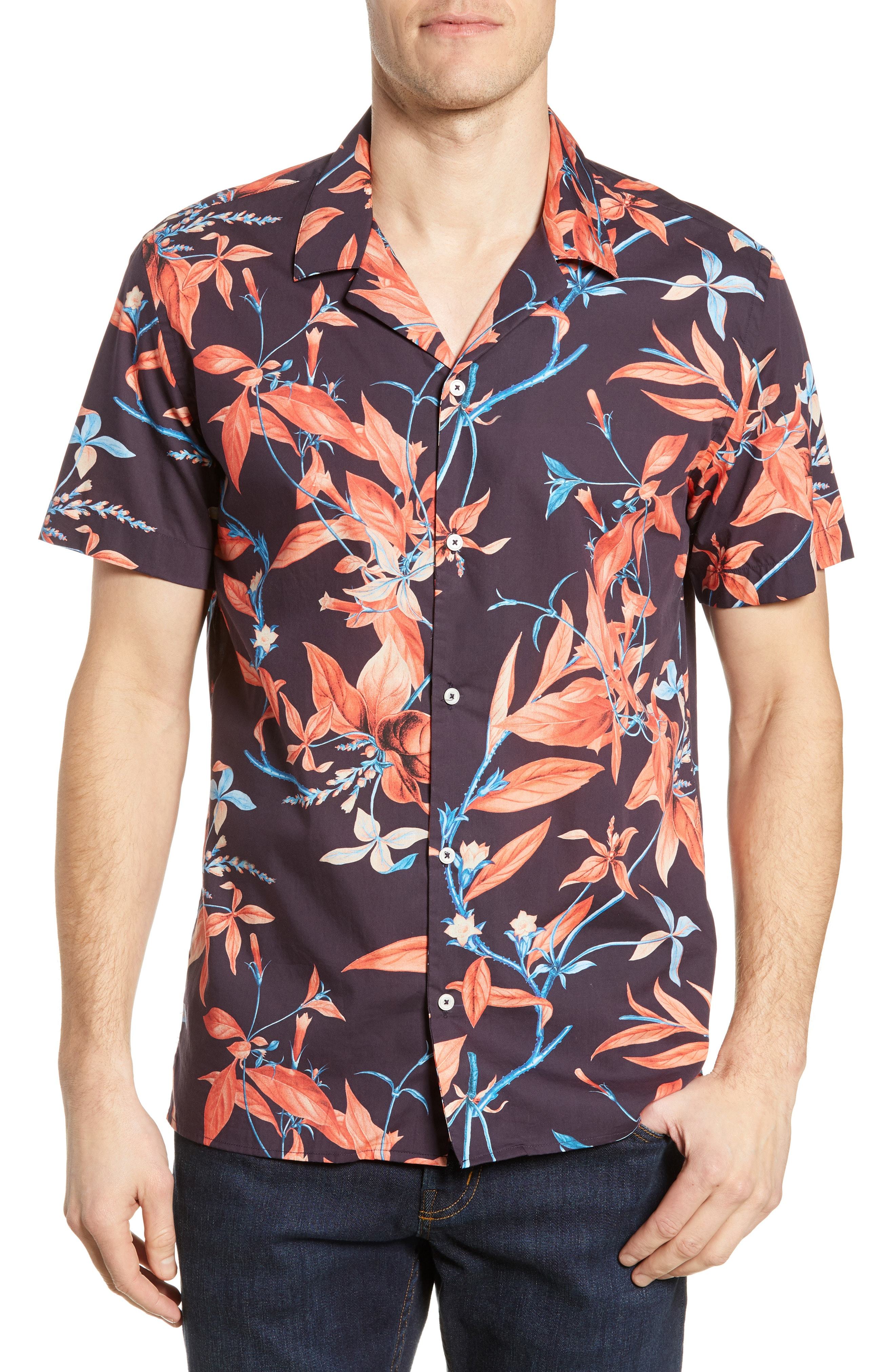 Devereux Playa Stripe Oversize Camp Shirt, $125 | Nordstrom | Lookastic