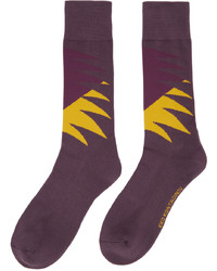 Kiko Kostadinov Purple Futur Socks