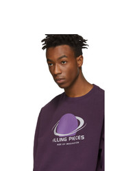 Filling Pieces Purple Planet Concord Sweatshirt