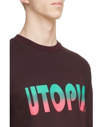Lanvin Utopia Graphic Crewneck Sweatshirt