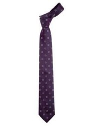 Hugo Boss Tie 75 Cm Regular Silk Print Tie One Size Purple