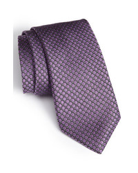 J.Z. Richards Woven Silk Tie Purple Regular