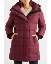 Canada Goose Annecy Hooded Quilted Shell Down Coat