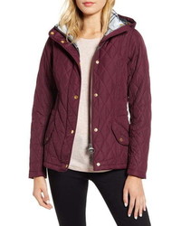 Barbour Millfire Diamond Hooded Quilted Jacket