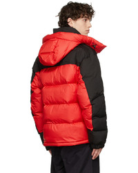 The North Face Red Black Down Himalayan Jacket