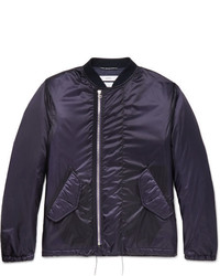 Dark Purple Quilted Jacket