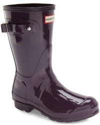 Dark Purple Rain Boots
