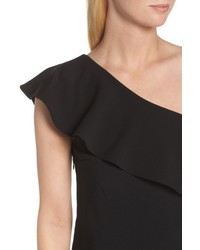 French Connection Ruffle One Shoulder Dress